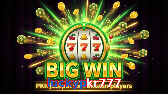 Big win animation on Luckypkr777 slot game