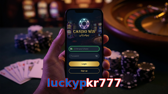 Main screen of Luckypkr777 login page for PK players
